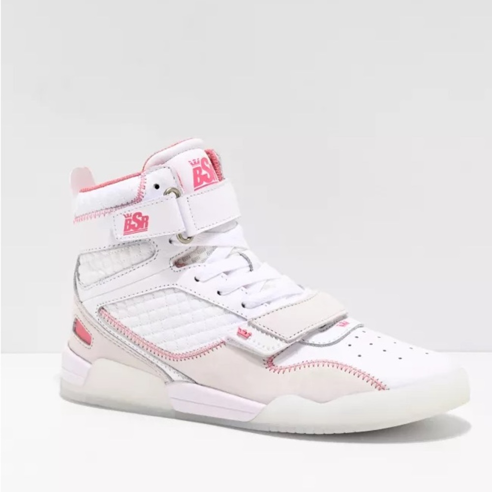 BSR x Supra By Sami Ryan Breaker White Skate Sneakers Womens 10